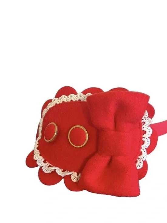 Pettigirl Red Headband Hair Accessory Party Christmas Holiday Valentines Ages 4+ - Picture 4 of 6